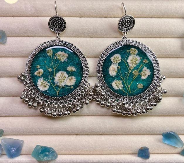 AMPHITRITE - CIRCLE JHUMKAS/PENDANT