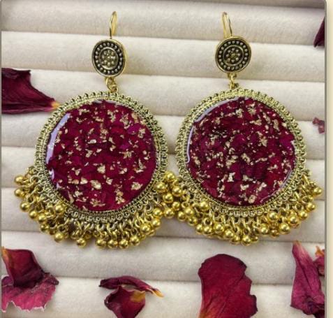 ROSE - CIRCLE JHUMKAS