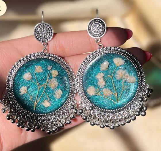 AMPHITRITE - CIRCLE JHUMKAS/PENDANT